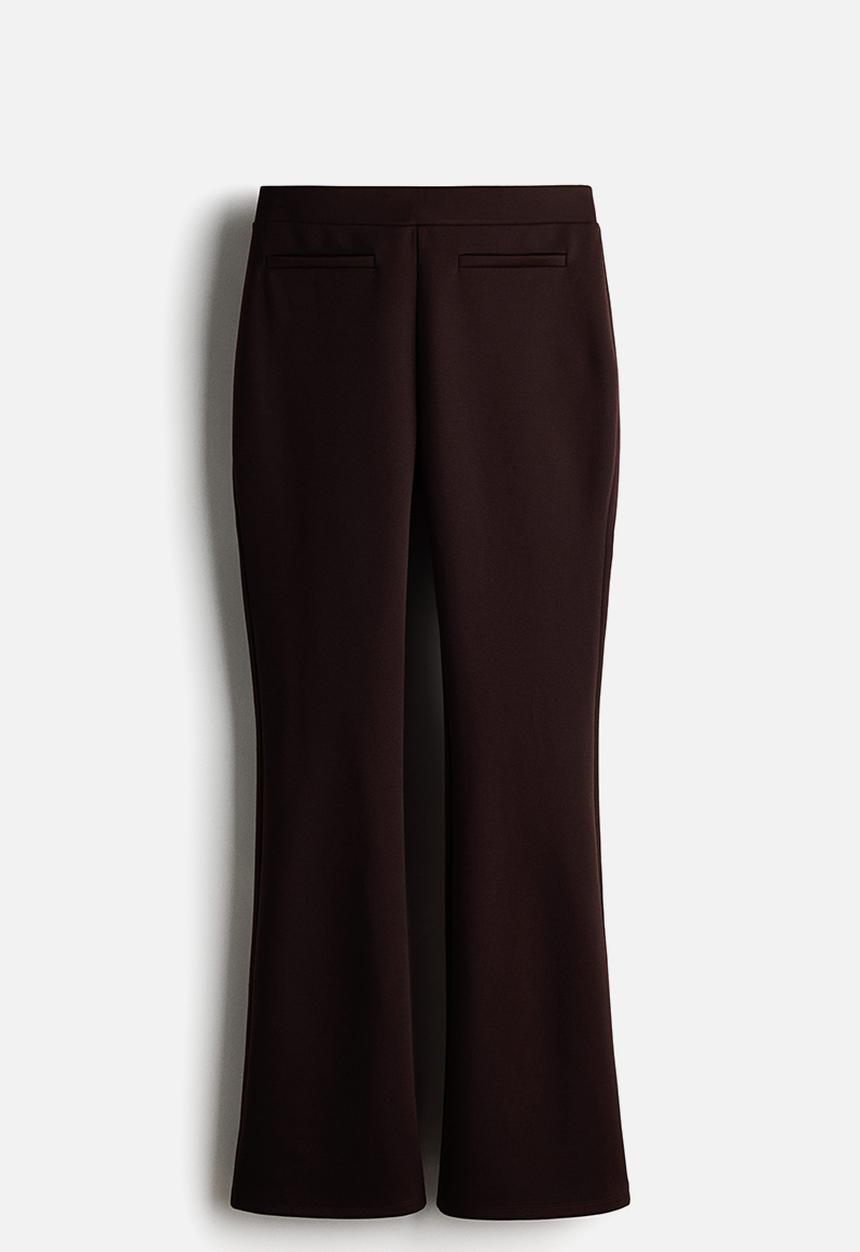 H&M - Flared trousers - dark brown