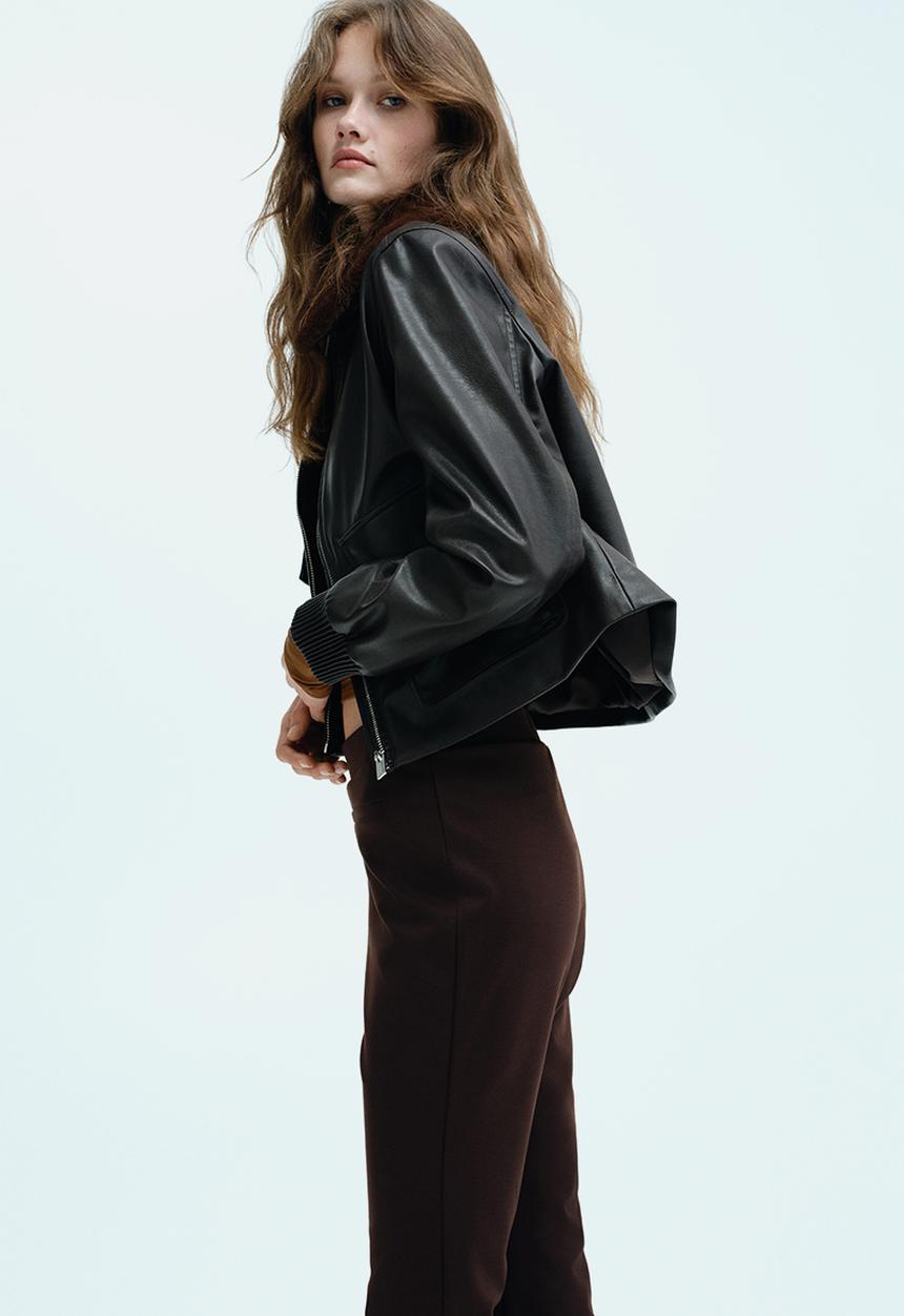H&M - Flared trousers - dark brown