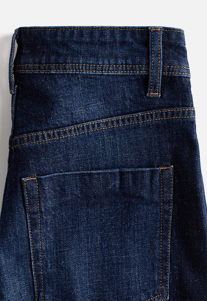 H&M - Wide high jeans - dark denim blue