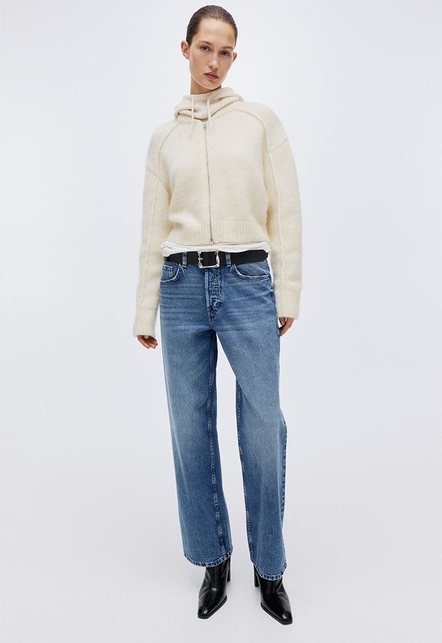 H&M - Wide regular jeans - denim blue