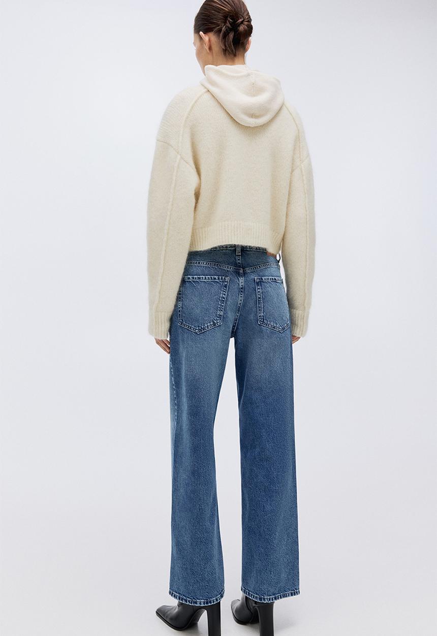 H&M - Wide regular jeans - denim blue