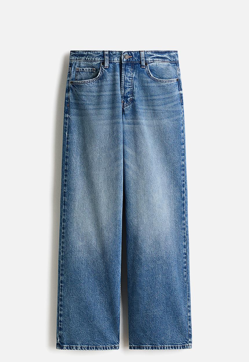 H&M - Wide regular jeans - denim blue