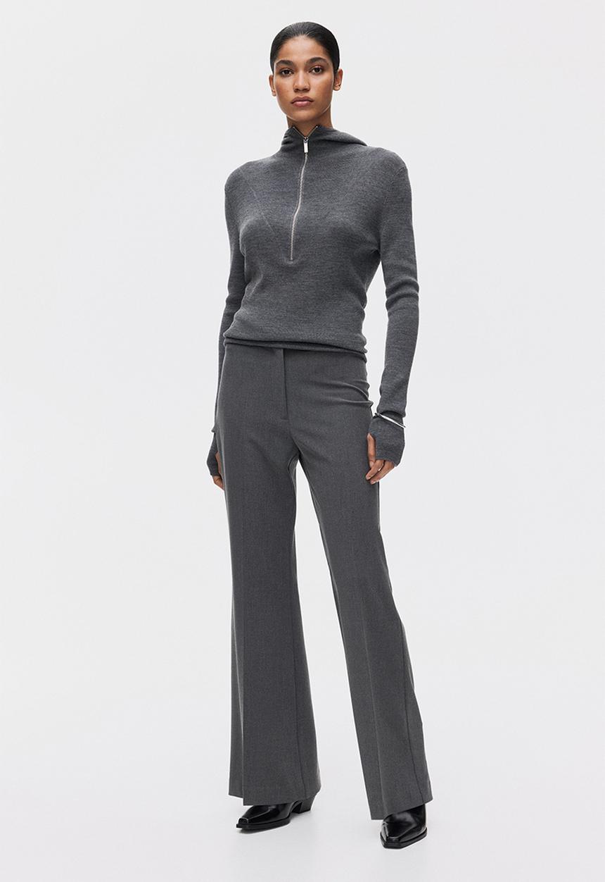 H&M - Tailored trousers - grey marl