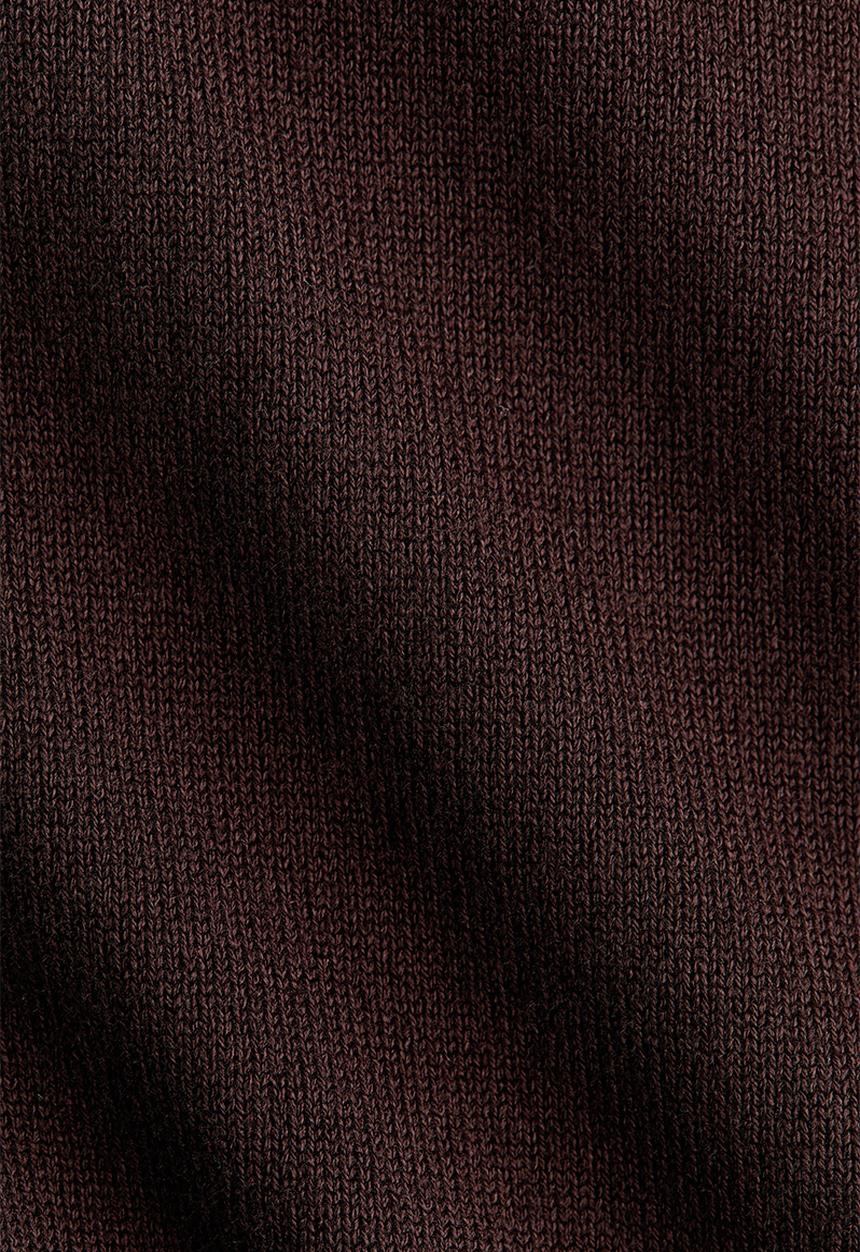 H&M - Fine-knit top - dark brown