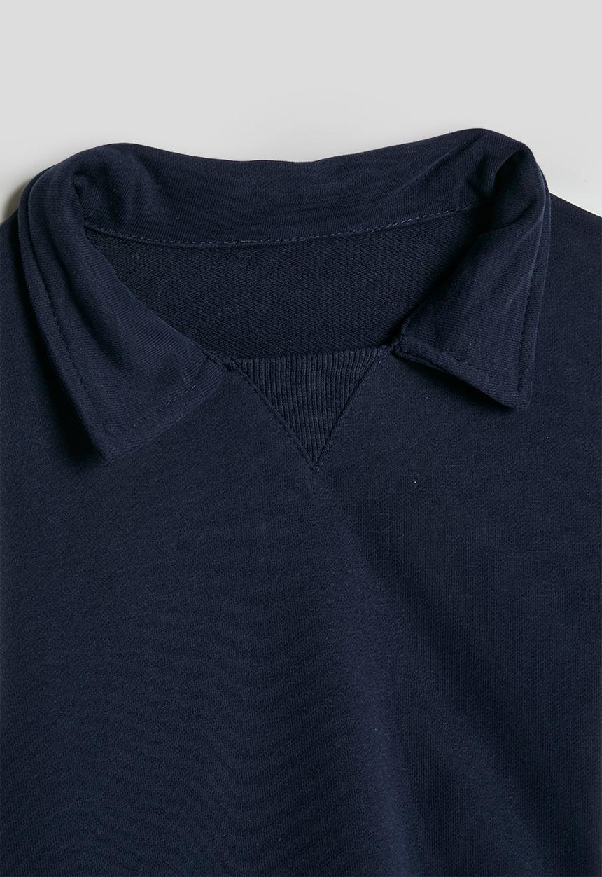 Pop Candy - Johnny collar sweatshirt with joggers - dark navy