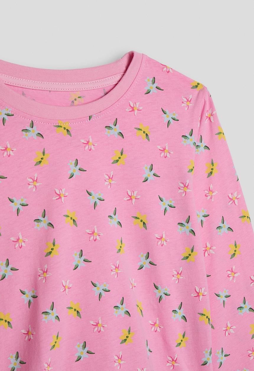 Pop Candy - Sweatshirt & joggers - carnation pink/floral aop