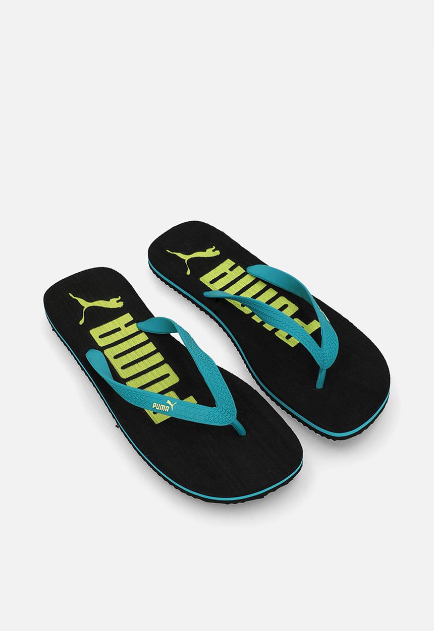 PUMA - First flip brushed zadp-black/deep aqua/green