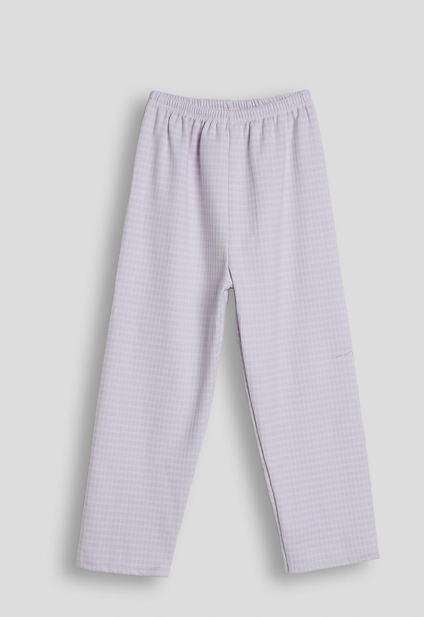 Pop Candy - Cuffless shirt & pants pj set - lilac