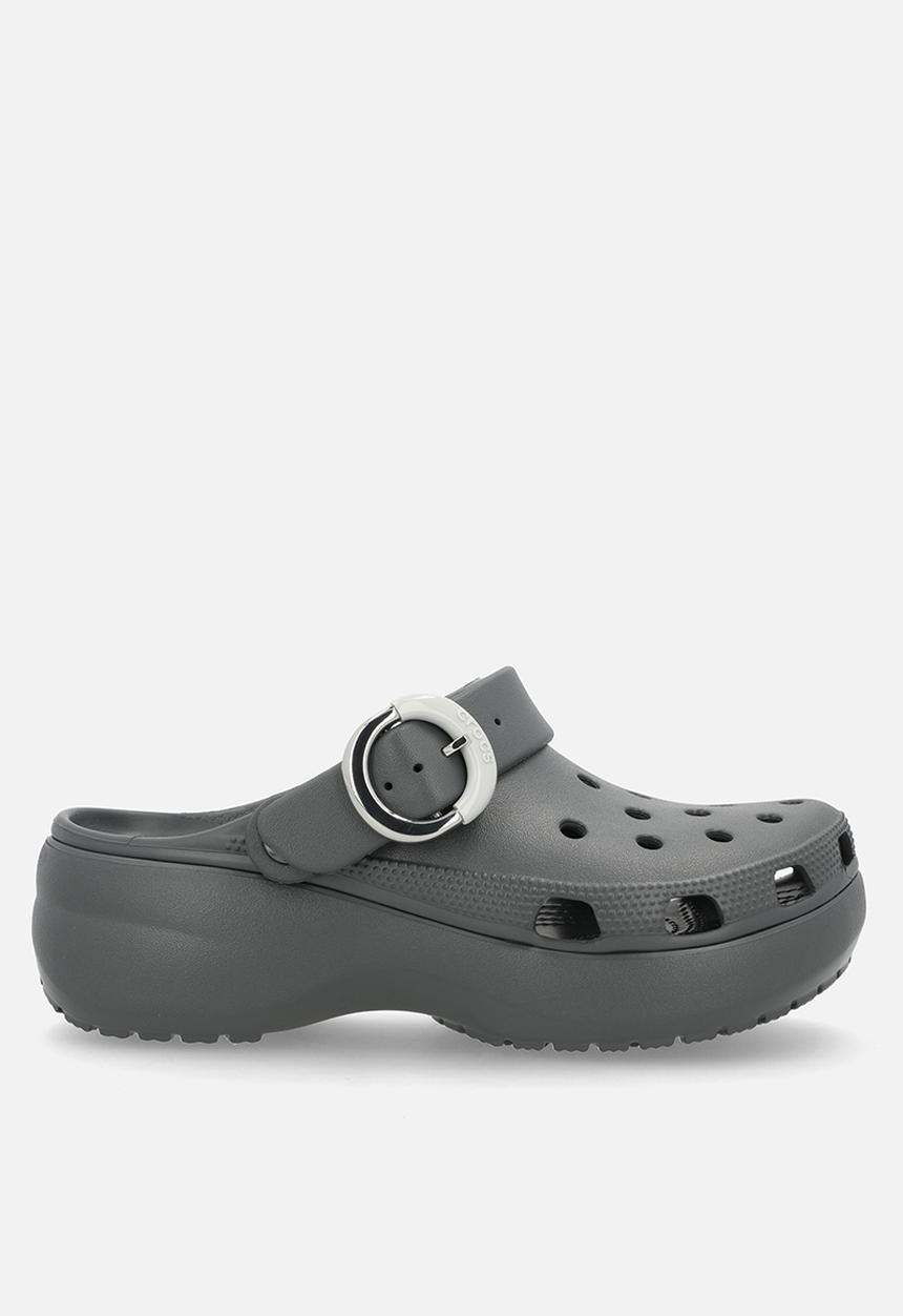Crocs - Classic platform buckle clog - carbon