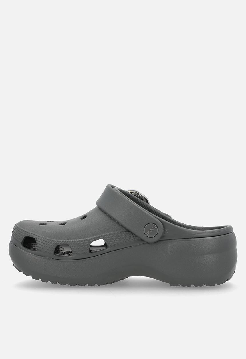 Crocs - Classic platform buckle clog - carbon