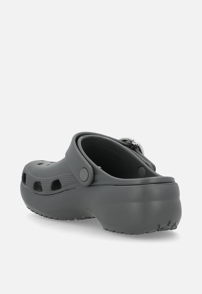 Crocs - Classic platform buckle clog - carbon