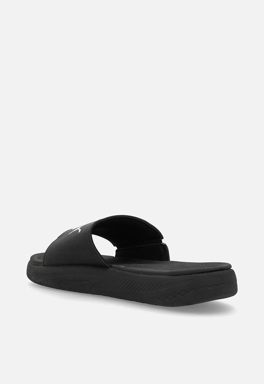 PUMA - Softride slide- black/white