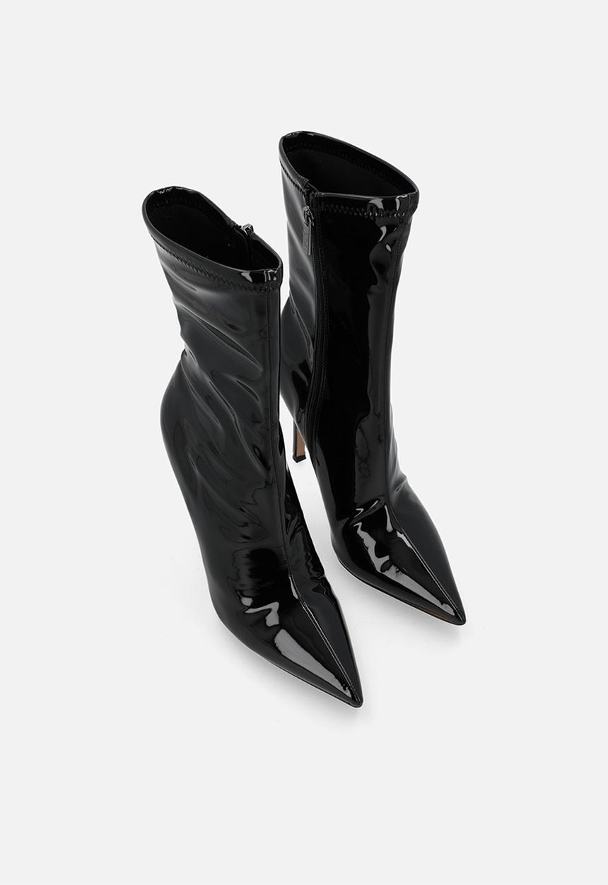 Steve Madden - Easy st. boot - black patent
