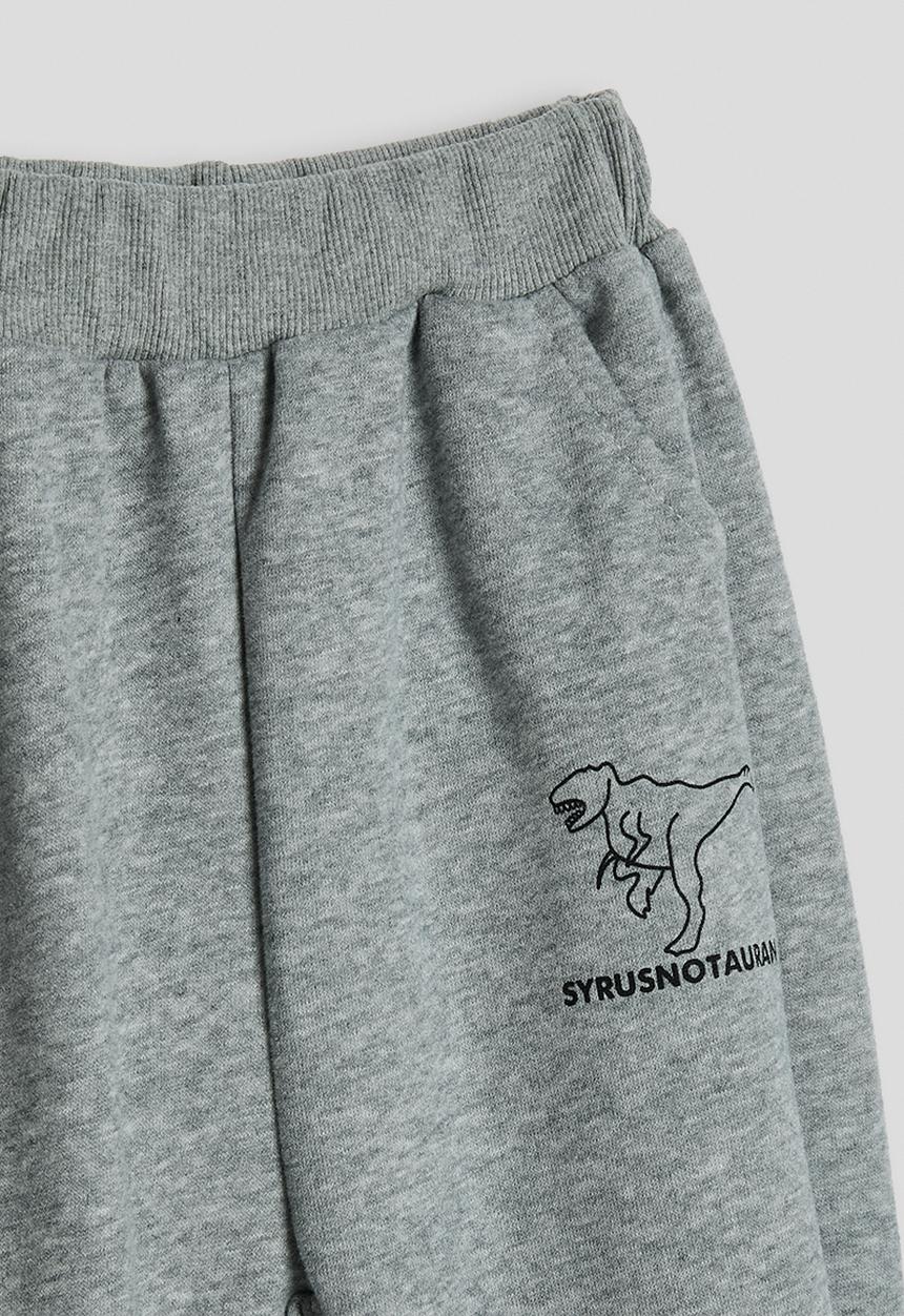 Pop Candy - Colour block sweatshirt with joggers - grey/multi