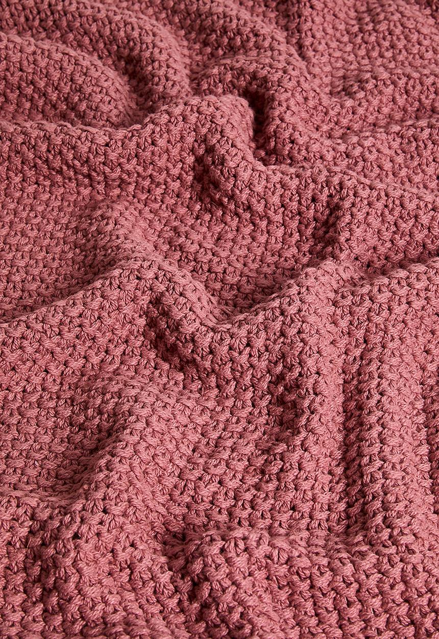 Sixth Floor - Kit Stonewashed Knit Throw Clay