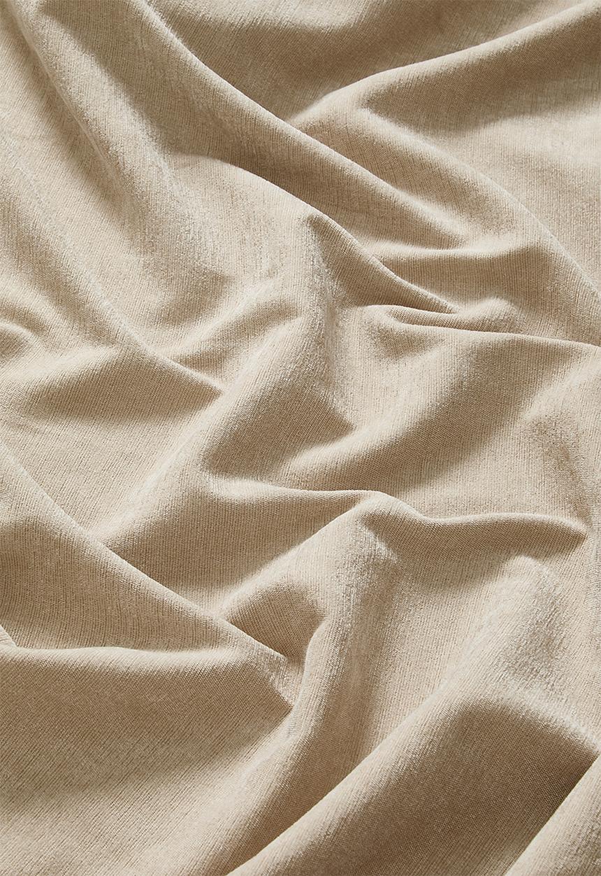 Sixth Floor - Osiris Chenille Lined Curtains Taped - Natural
