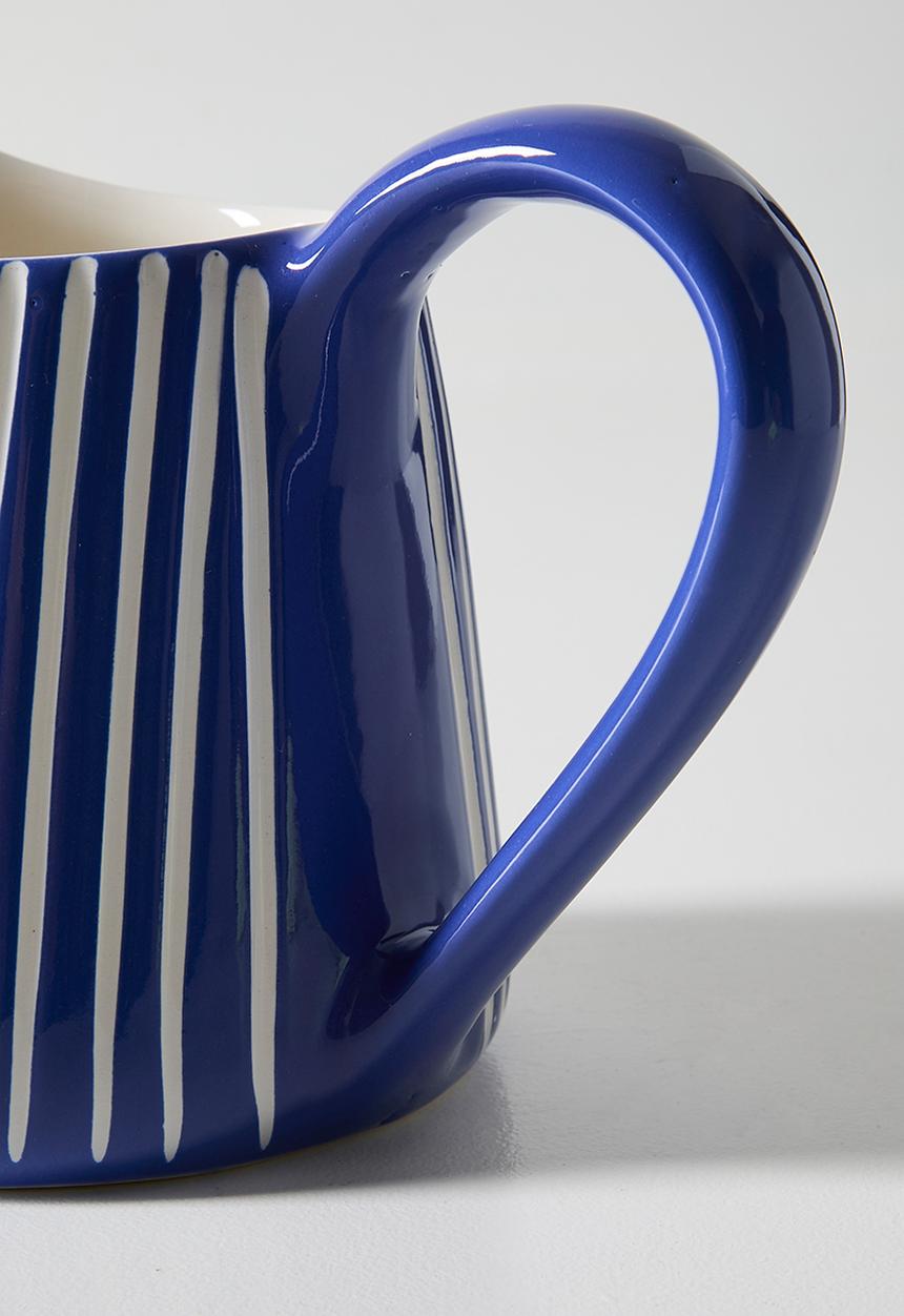 Urchin Art - Les Jug Evil Eye - Carved Stripes