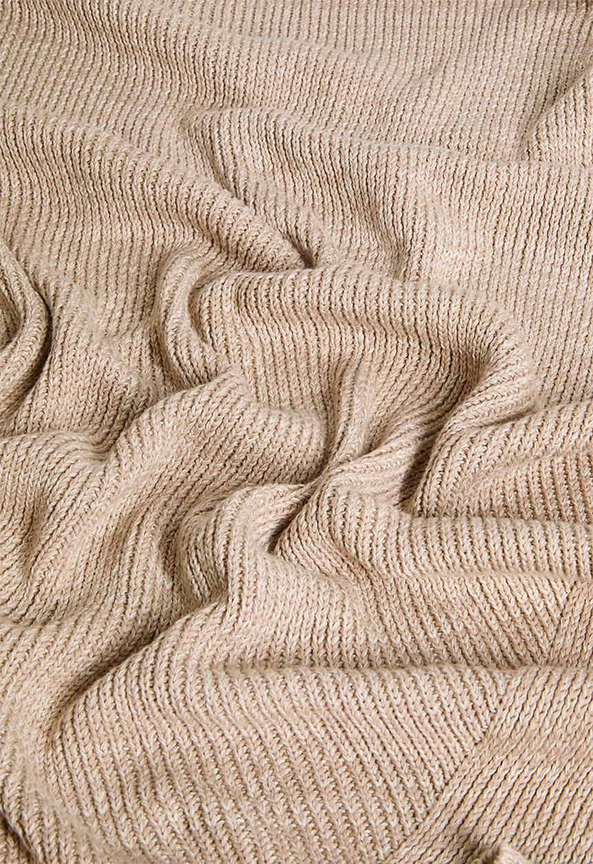 Sixth Floor - Kairo Melange Knit Bed Throw Natural