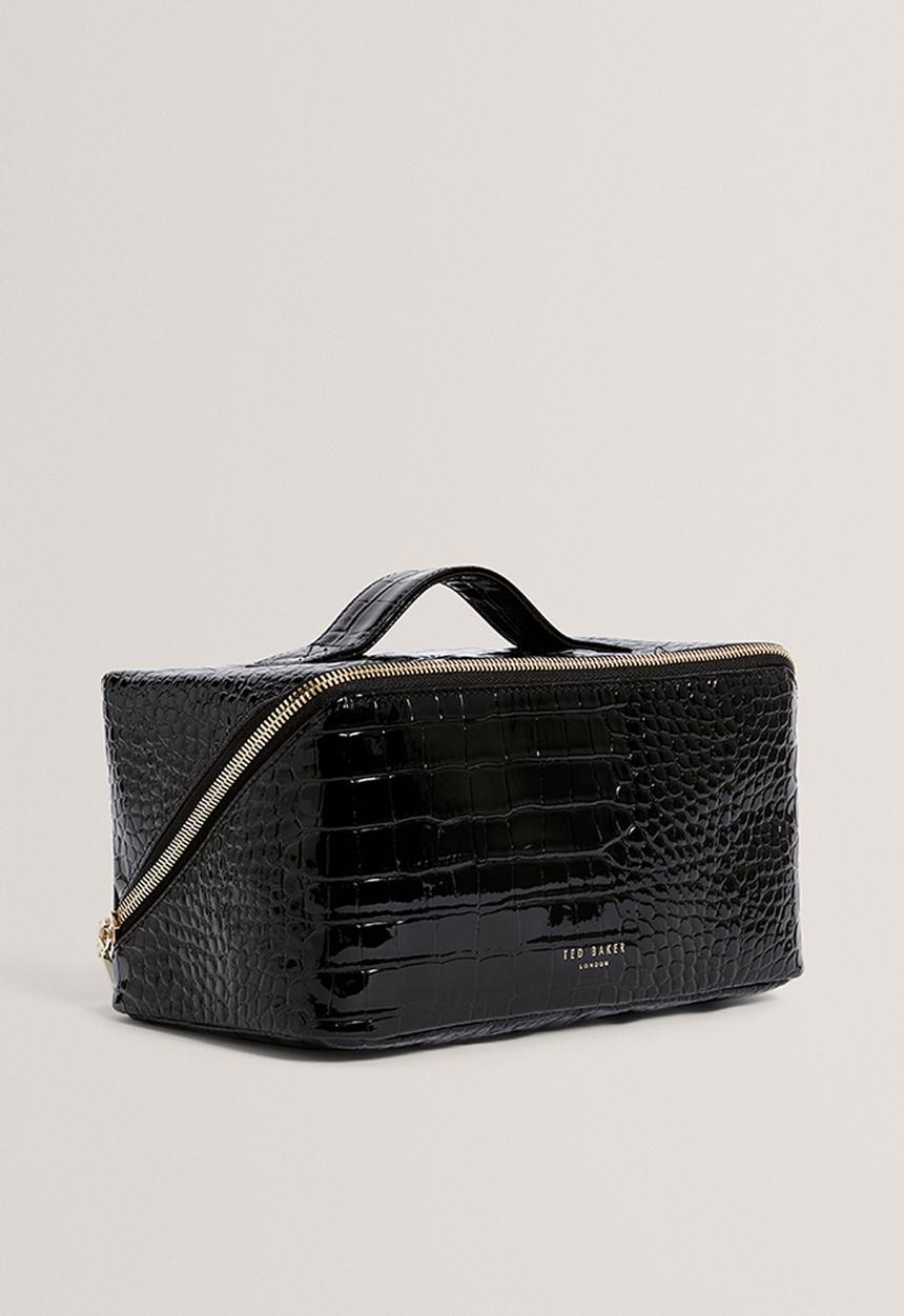 Ted Baker - Vieda : Croc Effect Small Makeup Bag
