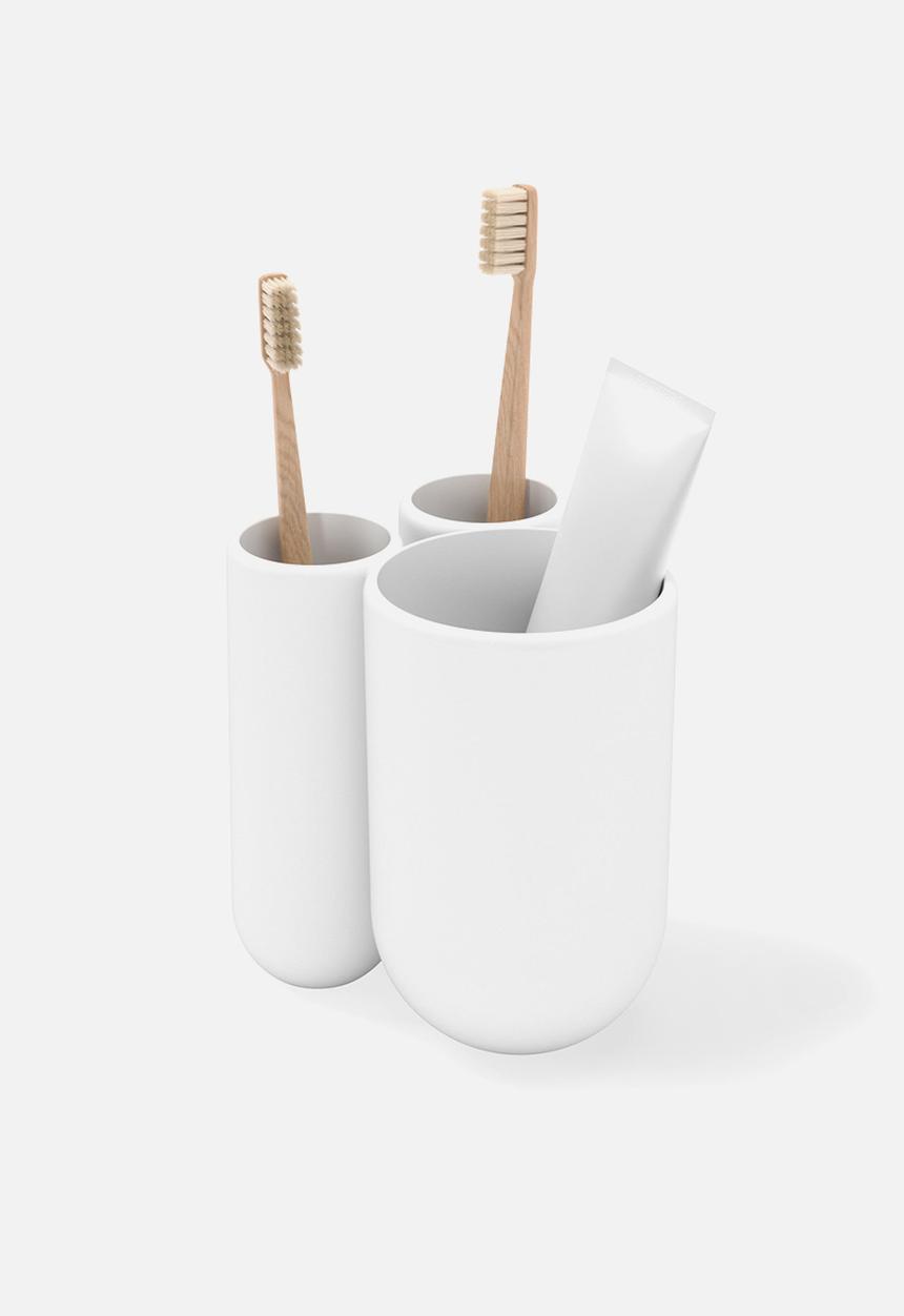 Umbra - Touch Toothbrush Holder - White