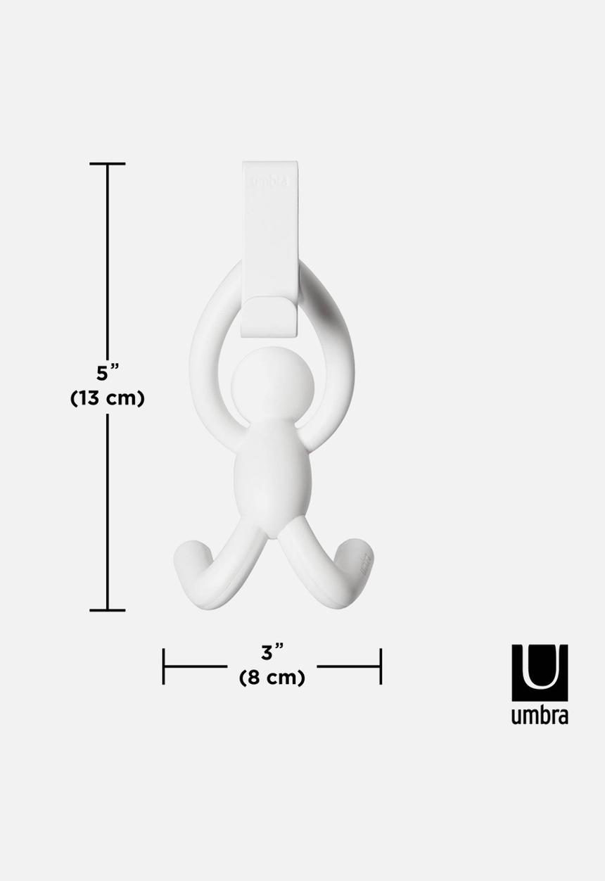 Umbra - Buddy Over The Cabinet Hook Set Of 2 - White