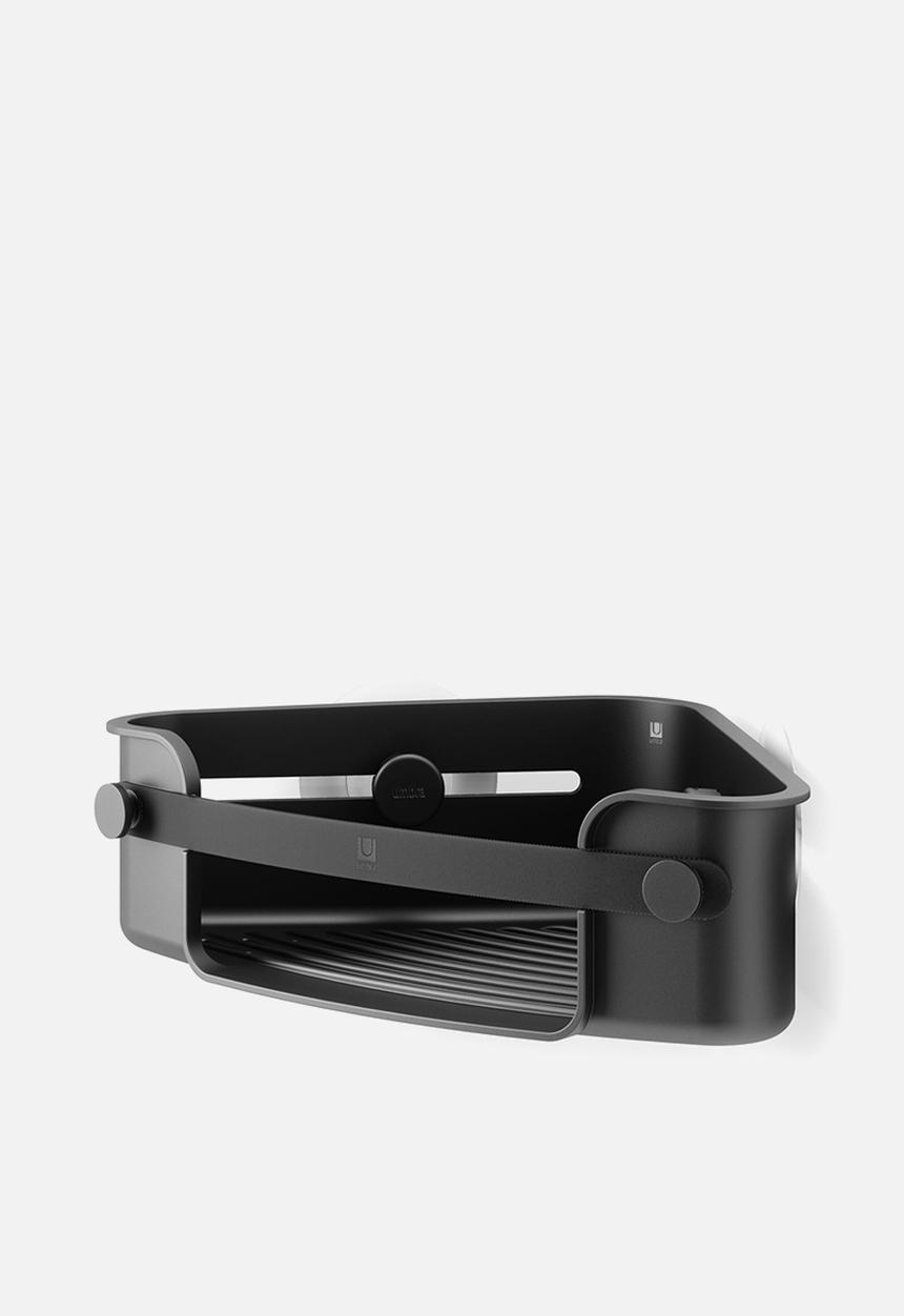 Umbra - Flex Adhesive Corner Bin - Black