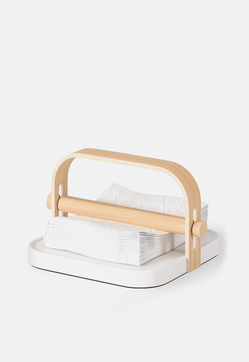 Umbra - Bellwood Napkin Holder - White & Natural