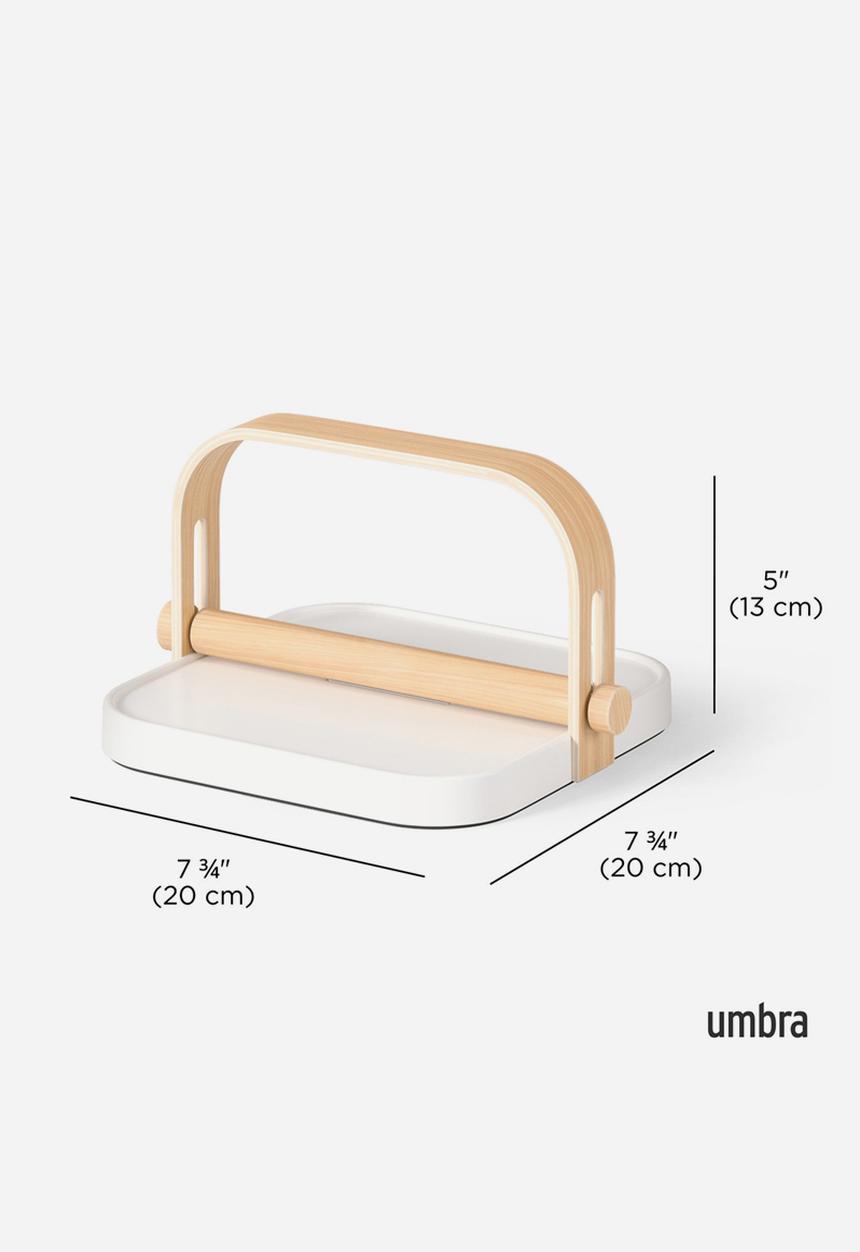Umbra - Bellwood Napkin Holder - White & Natural