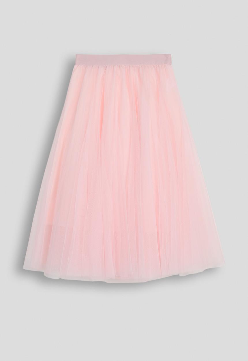 Pop Candy - Bow covered tulle skirt - pink