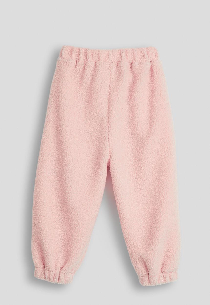 Pop Candy - Teddy fabric joggers - pink