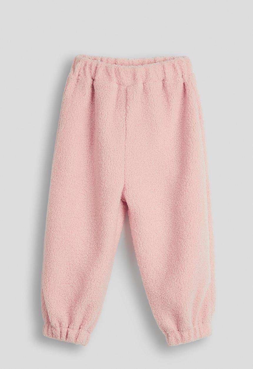 Pop Candy - Teddy fabric joggers - pink