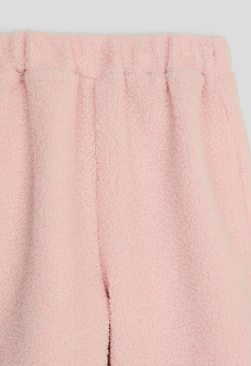 Pop Candy - Teddy fabric joggers - pink