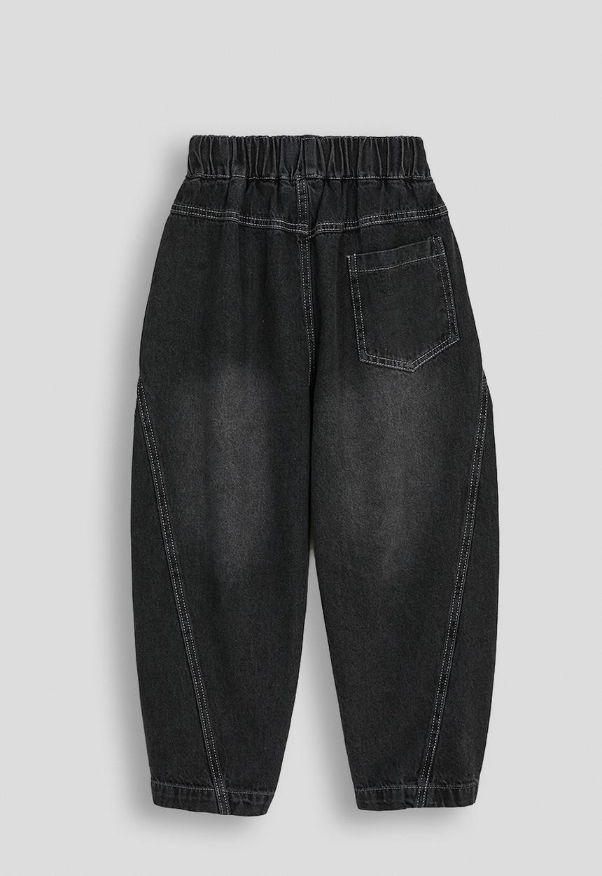 Pop Candy - Wide leg jeans - black