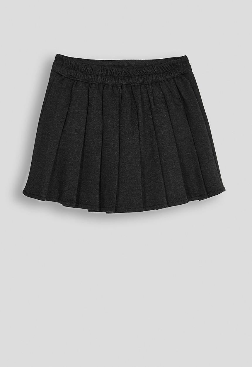Pop Candy - Fork pleated mini skirt - onyx grey