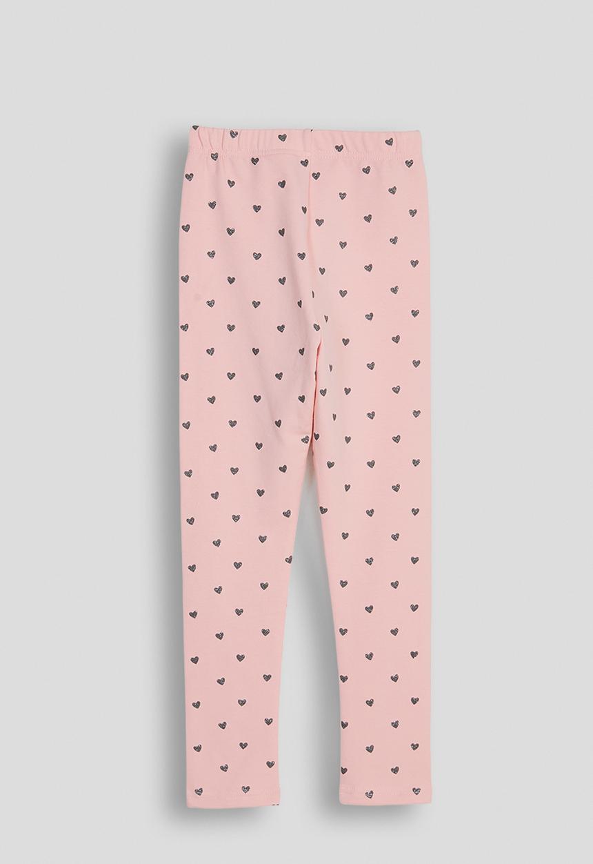 Pop Candy - Leggings - pastel pink/micro heart aop