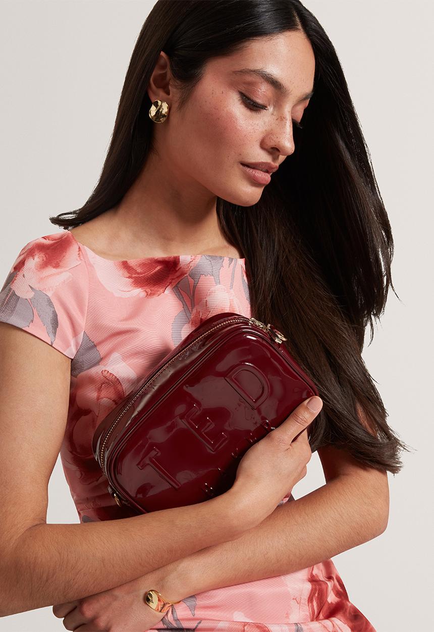 Ted Baker - Loueey Webbing Detail Camera Bag - Oxblood