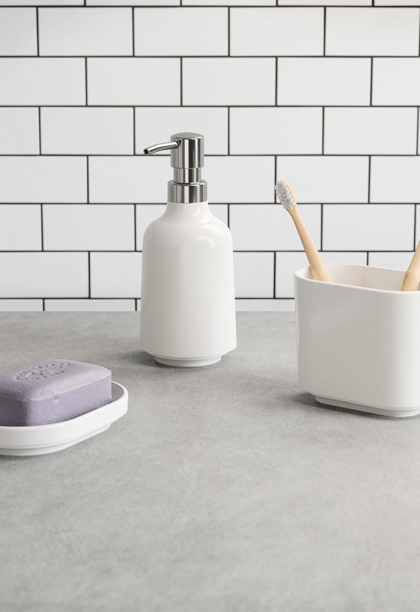 Umbra - Step Toothbrush Holder - White