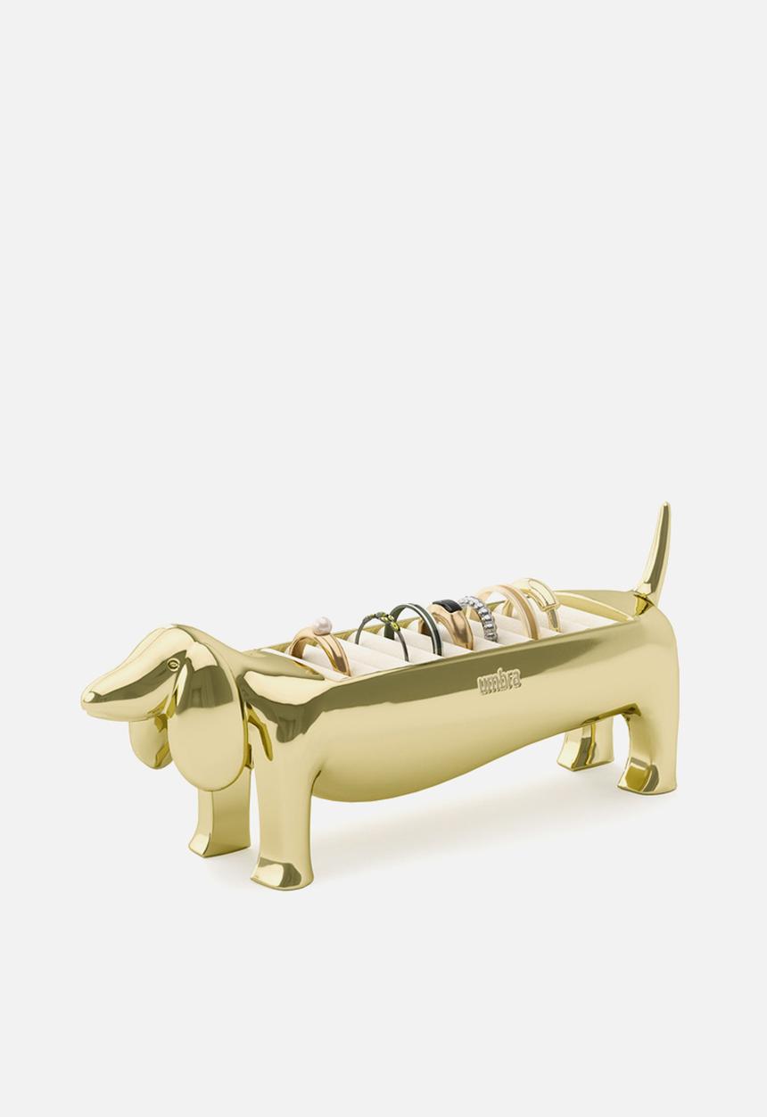 Umbra - Dachsie Ring Holder - Brass
