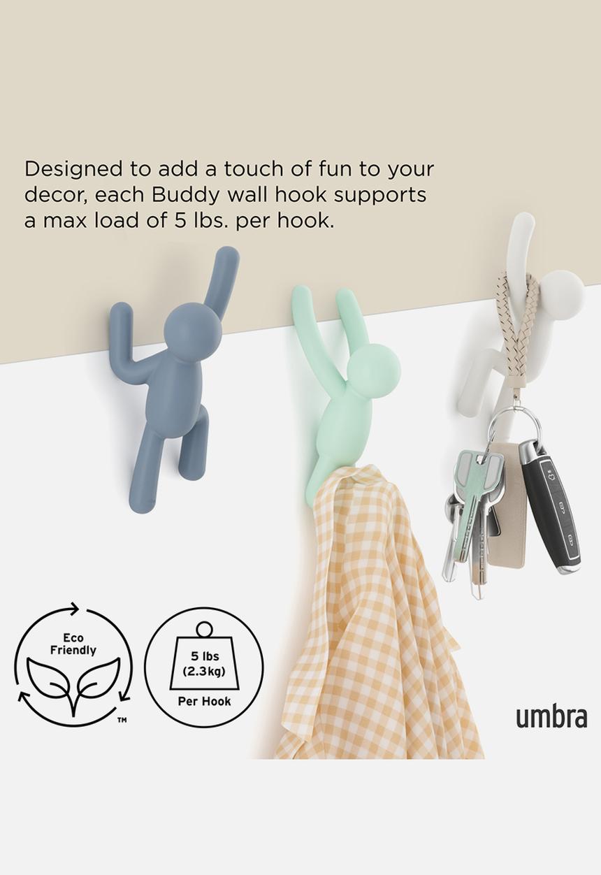 Umbra - Buddy Hooks Set Of 3 Lite - Multi 