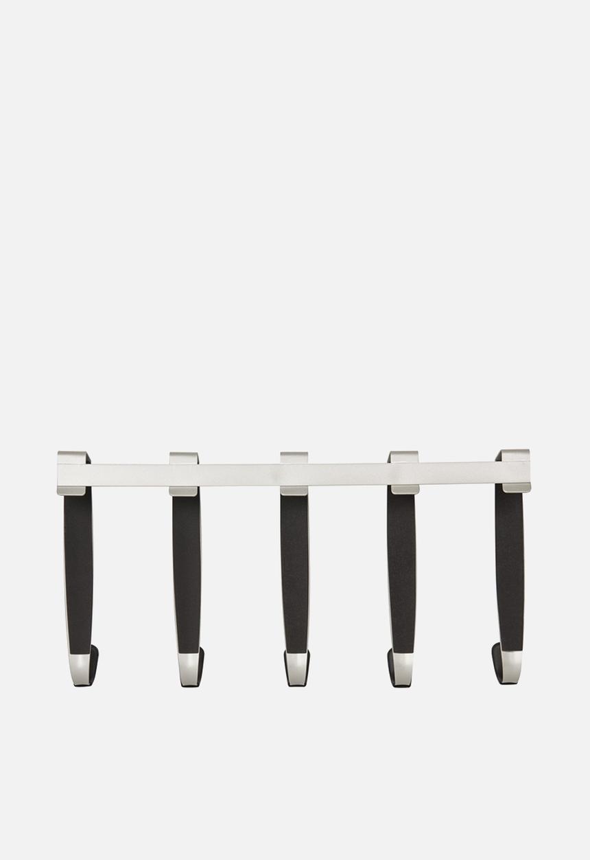 Umbra - Schnook 5 Hook Over The Door - Black & Nickel