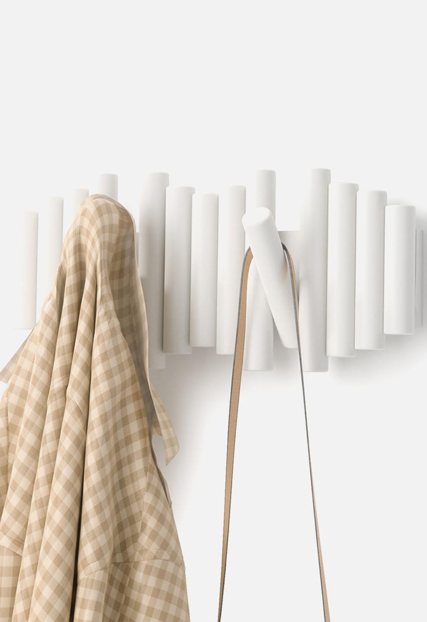 Umbra - Picket Rail Hook - White