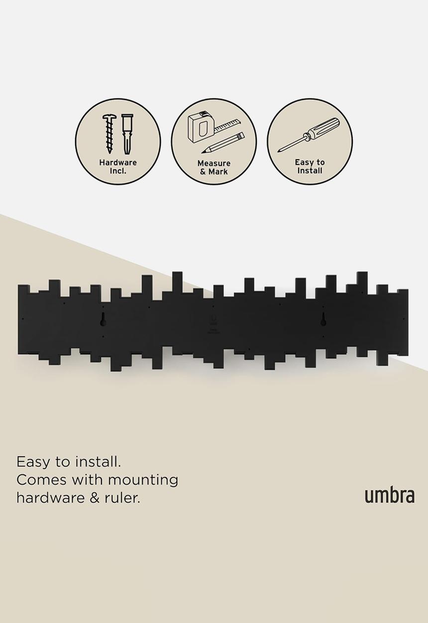 Umbra - Sticks 8 Hook - Black
