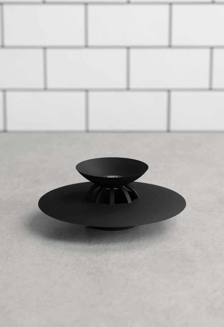 Umbra - Flex Drain Stop Hair Catcher - Black