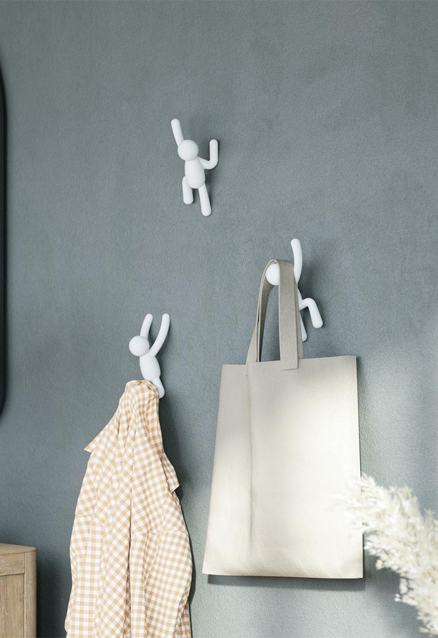 Umbra - Buddy Hooks Set Of 3 - White
