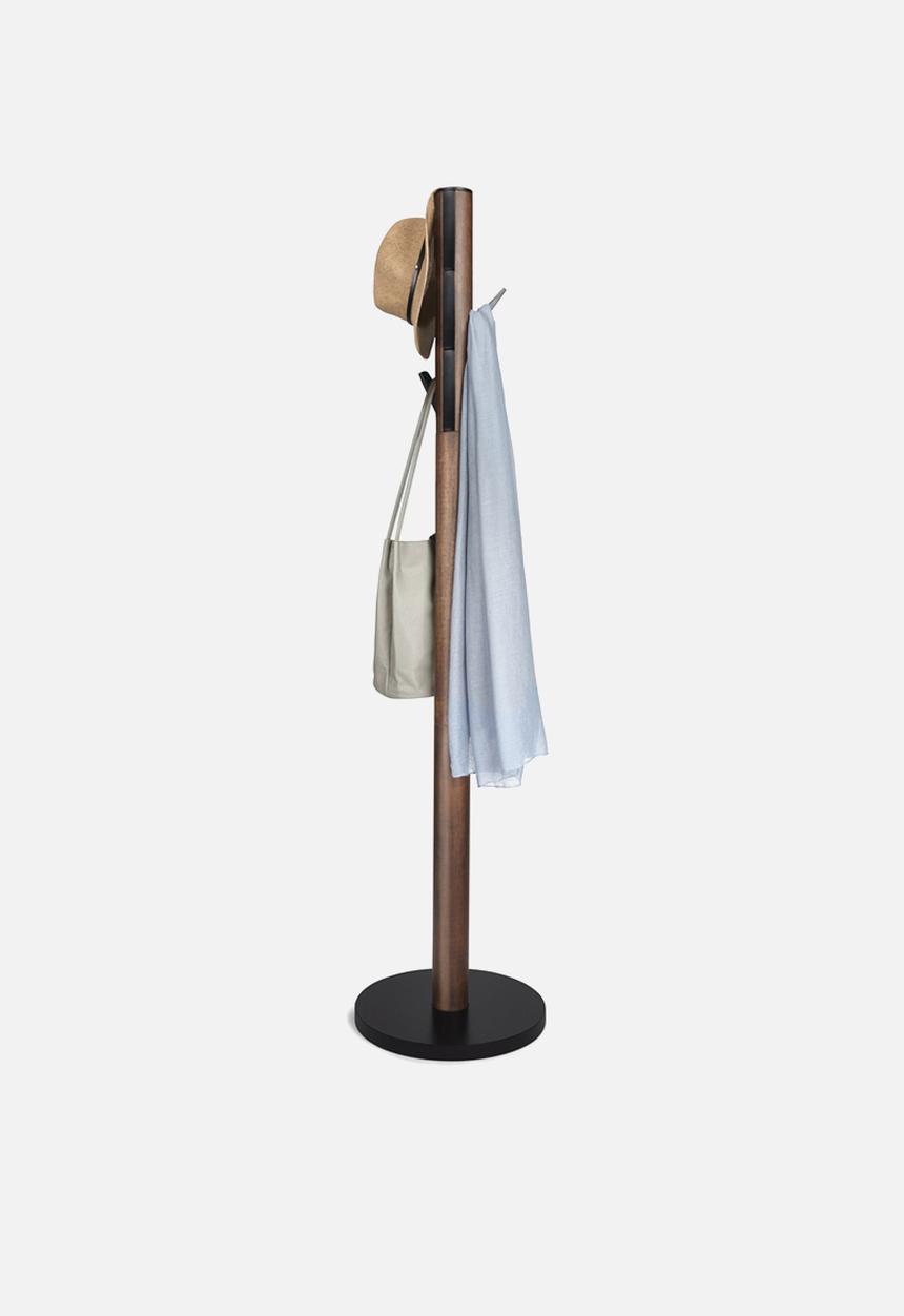 Umbra - Flapper Coat Rack - Black & Walnut
