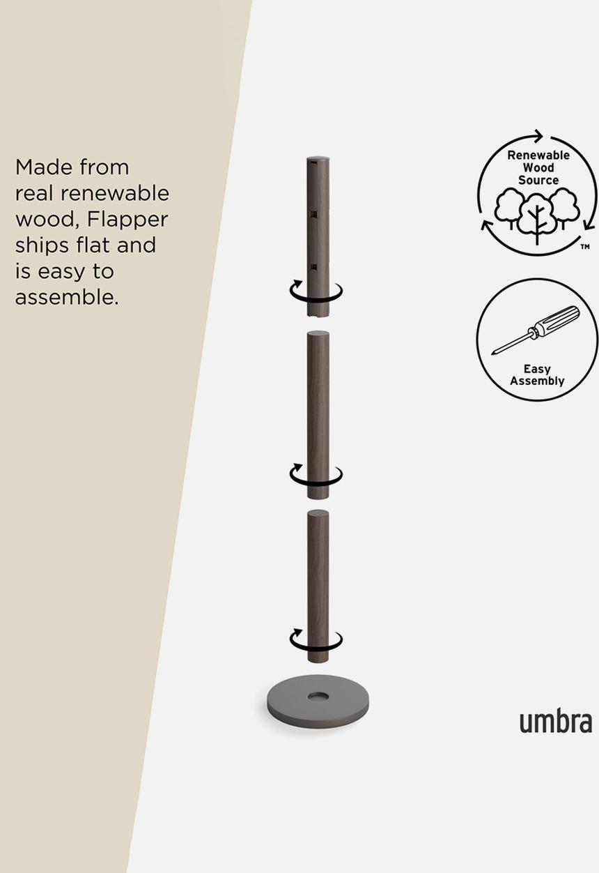 Umbra - Flapper Coat Rack - Grey