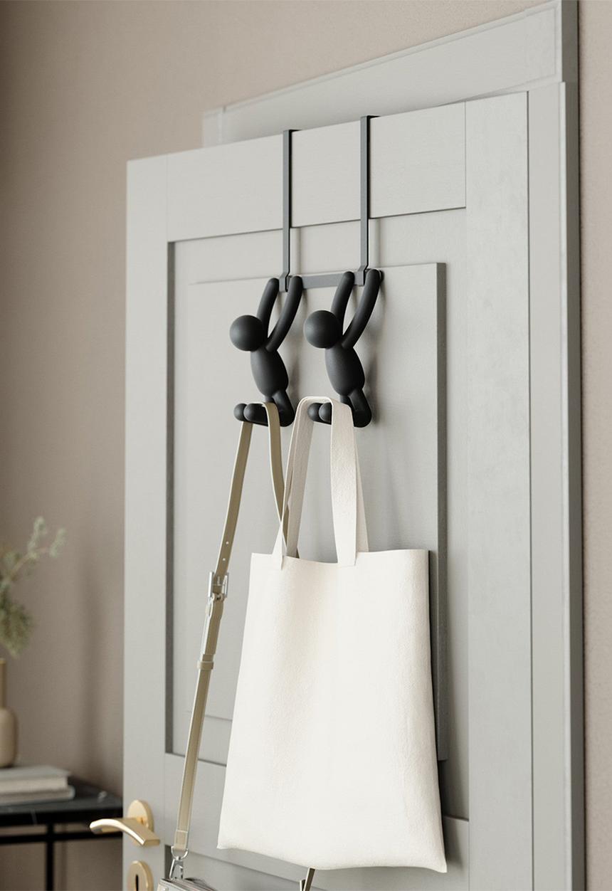Umbra - Buddy Double Over The Door Hook - Black