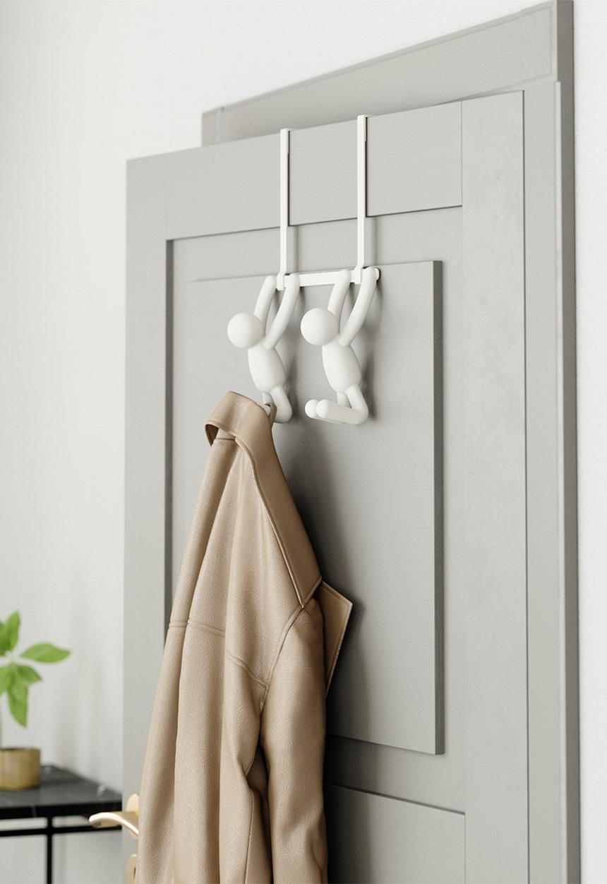 Umbra - Buddy Double Over The Door Hook - White