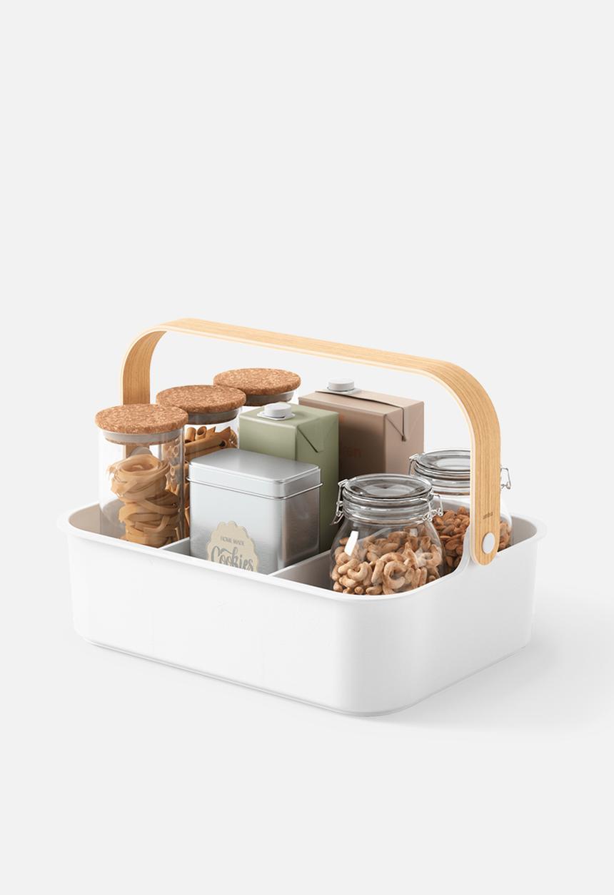 Umbra - Bellwood Bin - White & Natural