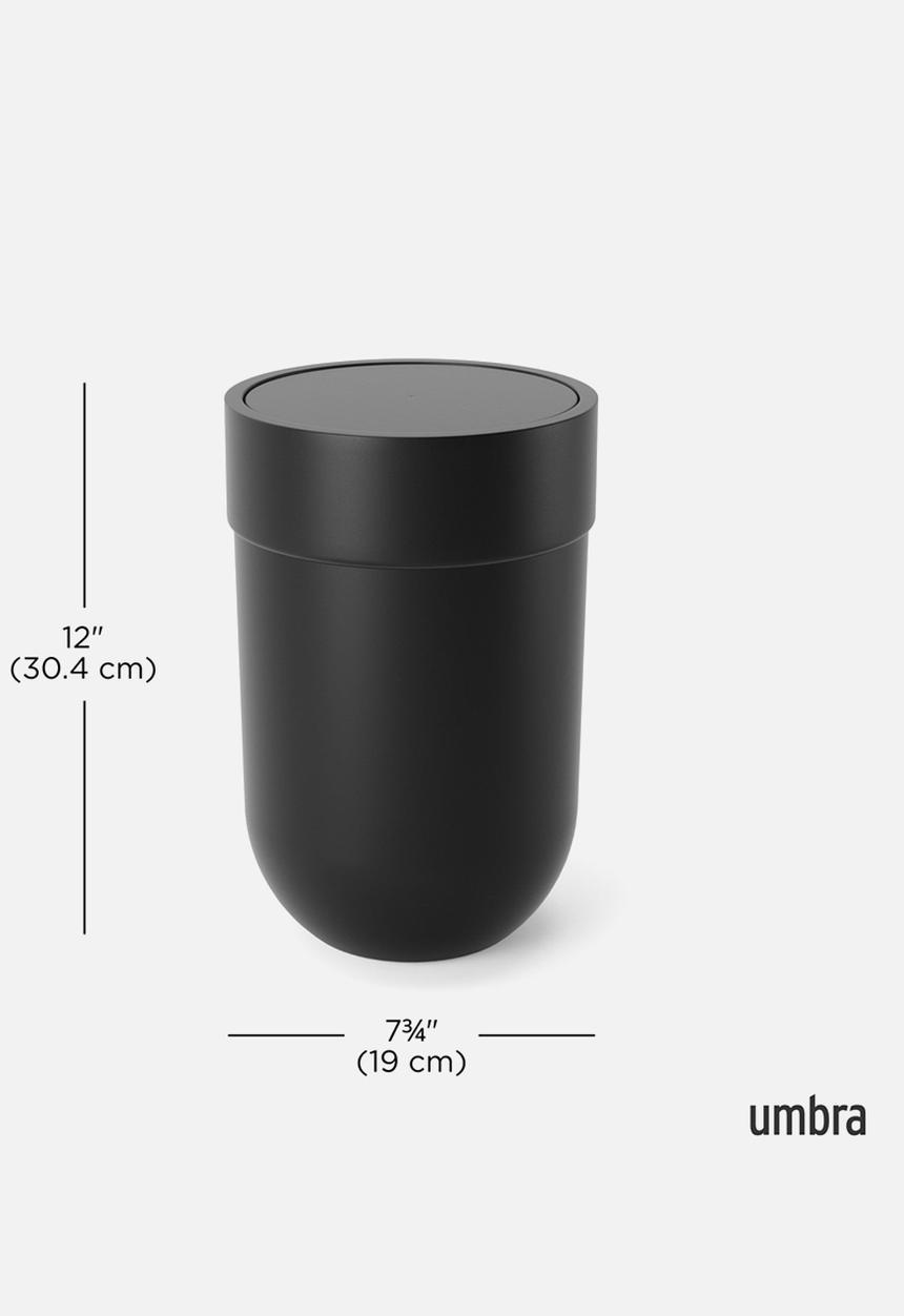 Umbra - Touch Can With Lid - Black